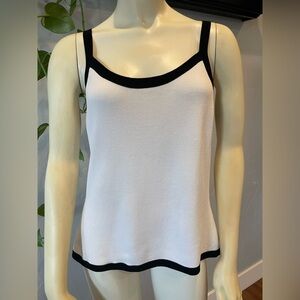 Regal Notations Black and White Knit Top size L